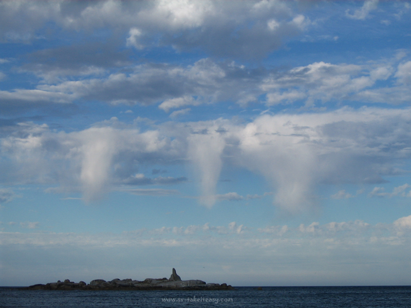 Miniature Funnel Clouds - Preservation Island