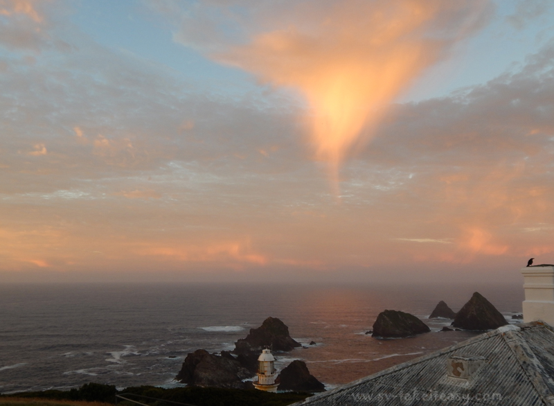 Unusual funnel clouds at Maatsuyker