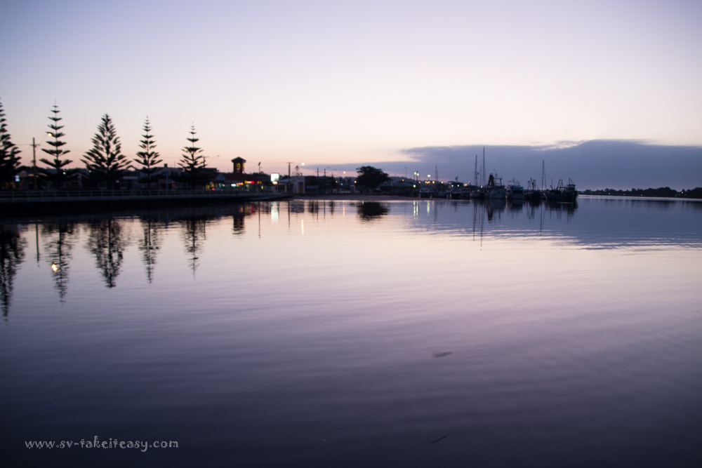 Lakes Entrance at dawn