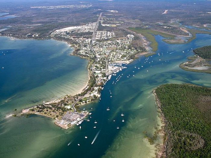 Tin Can Bay from above