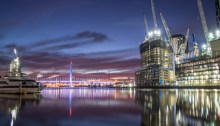 Docklands at blue hour