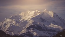 Pic du Midi d'Arrens in winter