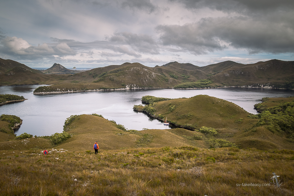 Bathurst Channel from Mt Stoke