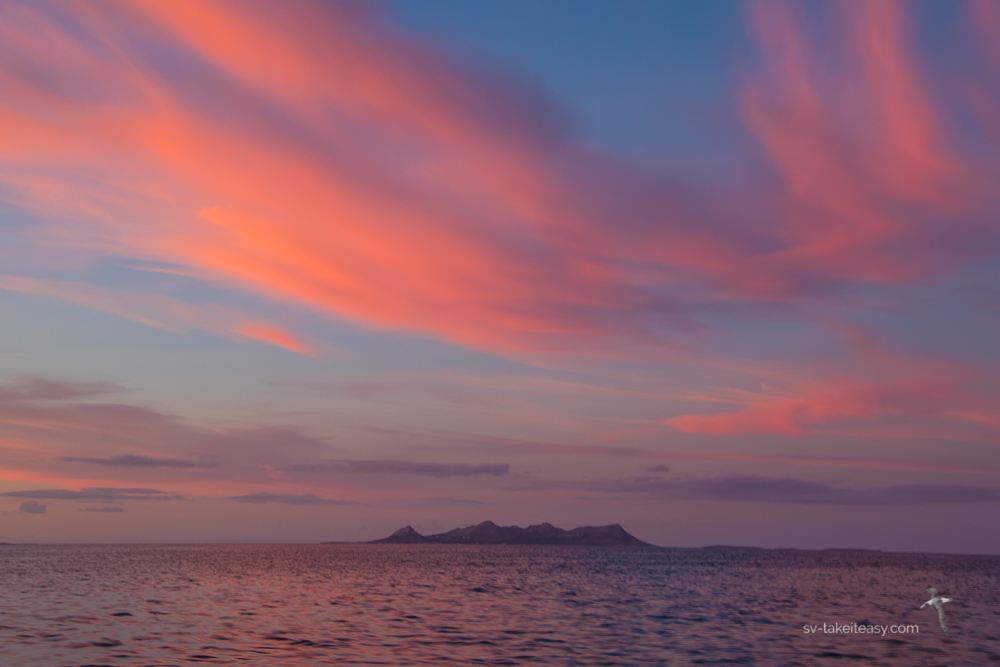 Sunset over Babel Island