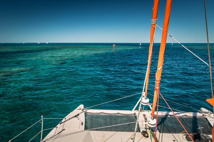 Entrance to Fitzroy Reef