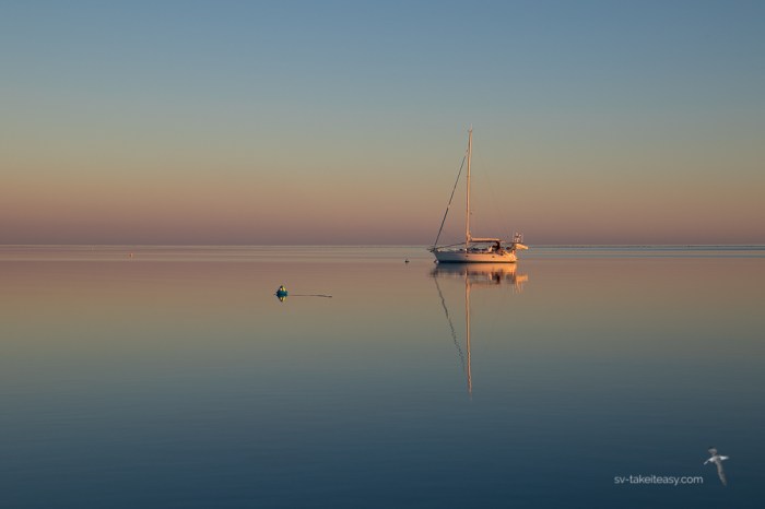 Serene dawn at Fitzroy Reef