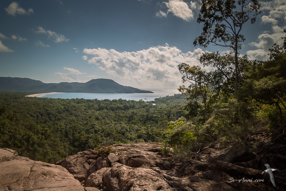 Zoe Bay from the waterfall