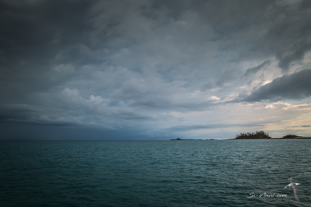 Stormy skies at Brampton Island