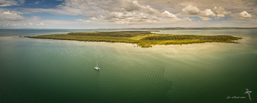 Panoramic of Peel Island