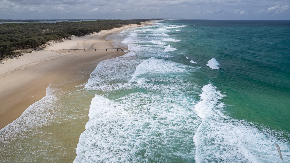South Stradbroke from the air