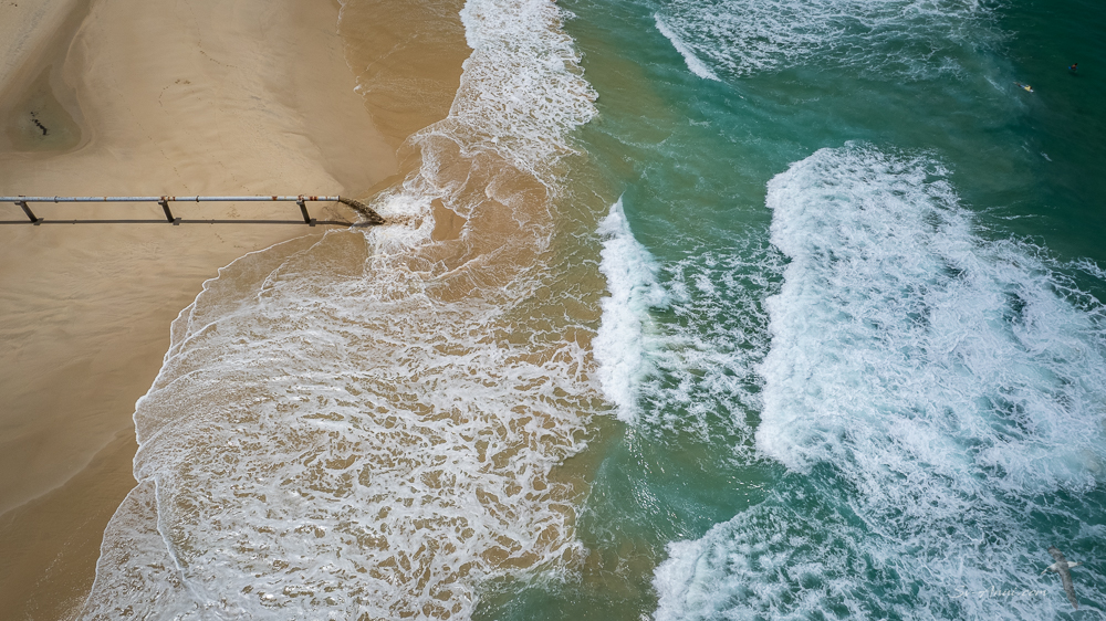 South Stradbroke from the air