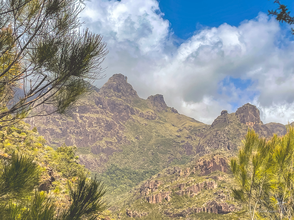 The peaks of Mt Bowen