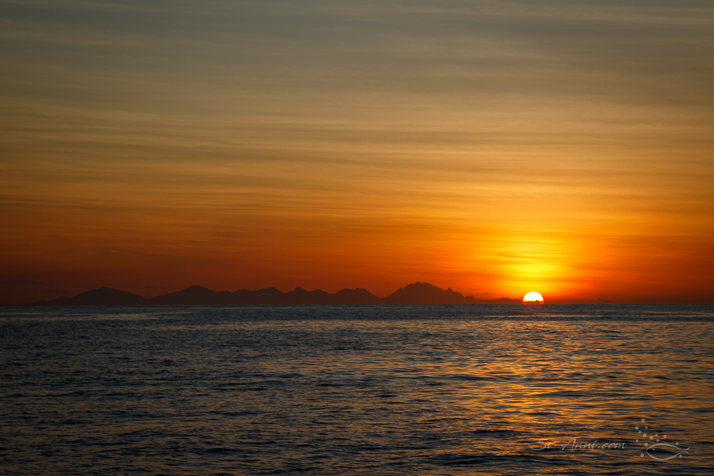 Sunset over Hinchinbrook Island