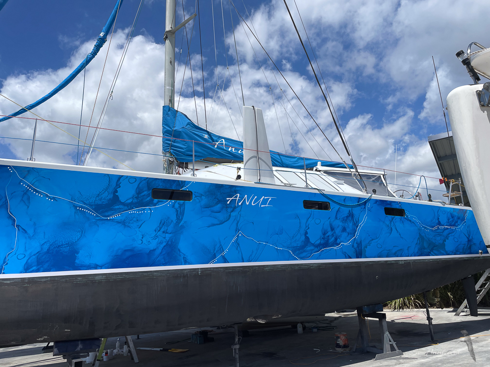 Marine wrap on Anui