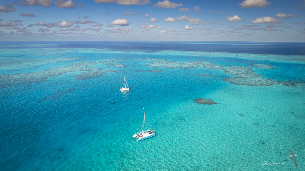 Lagoon anchorage at Isobel Bennett