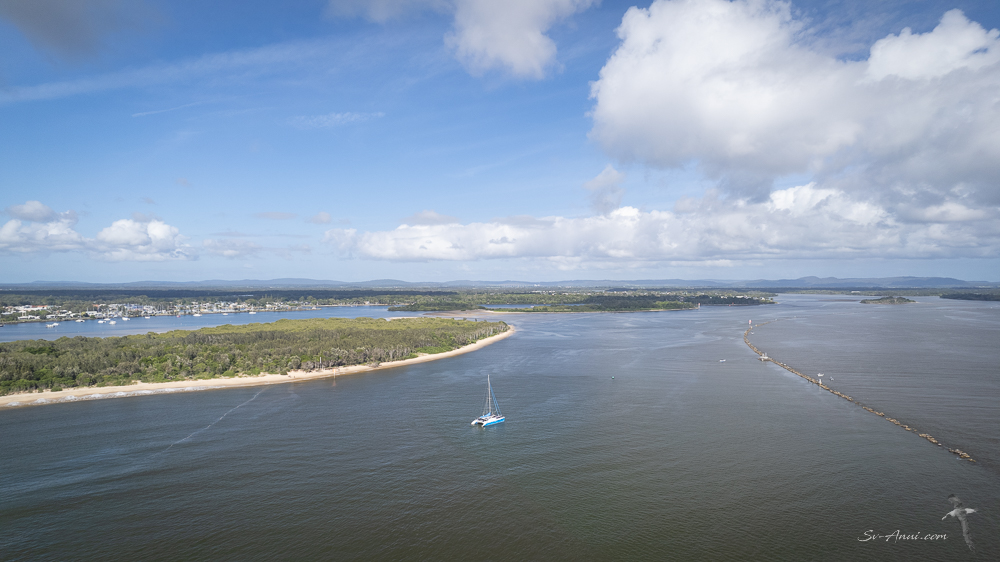 Whiting Beach anchorage, Yamba