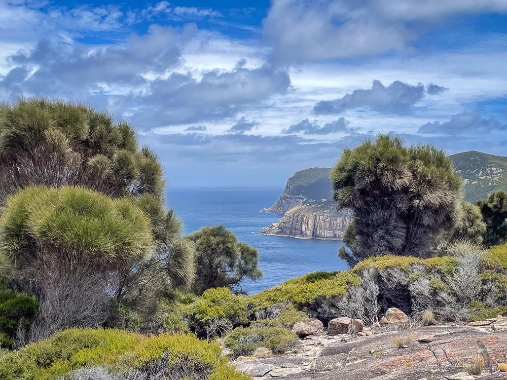 Top of Barn Hill, looking towards Dover Island