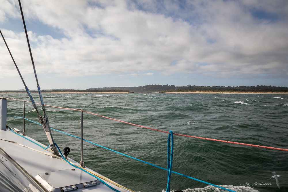 Arrival at Lakes Entrance