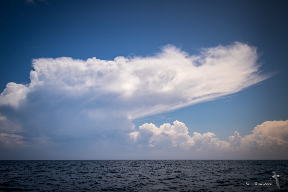 Storm clouds off the south coast of NSW
