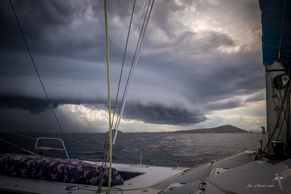 Thunderstorm off Broughton Island
