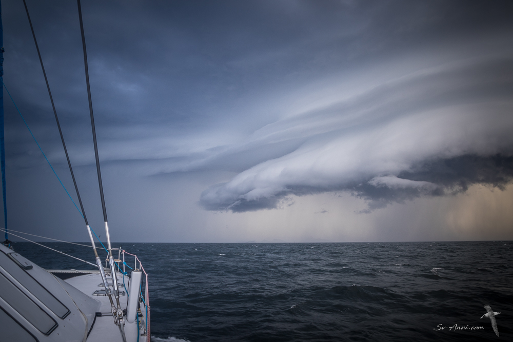 Thunderstorm off Broughton Island