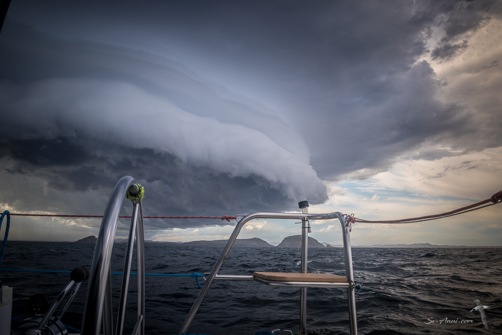 Thunderstorm off Broughton Island
