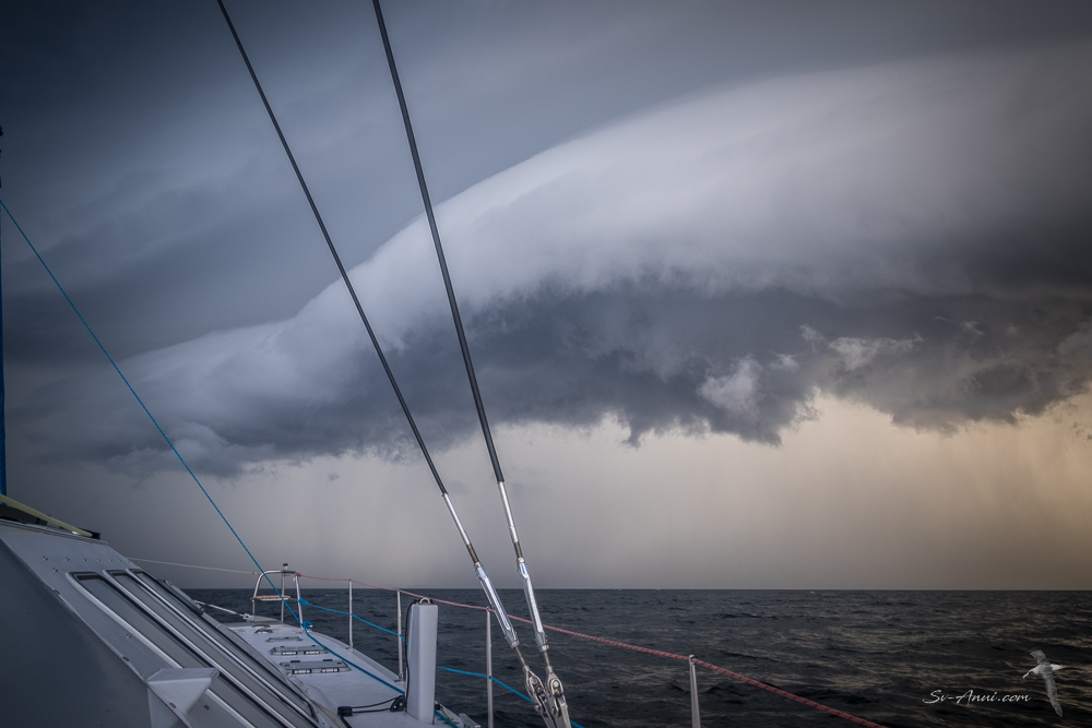 Thunderstorm off Broughton Island