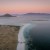 Sunset at Badger Island, with Mt Chappell and the Strzelecki Peaks in the distance