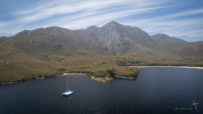 Mt Stokes from Bramble Cove