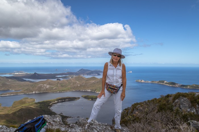 Summit with views of Port Davey