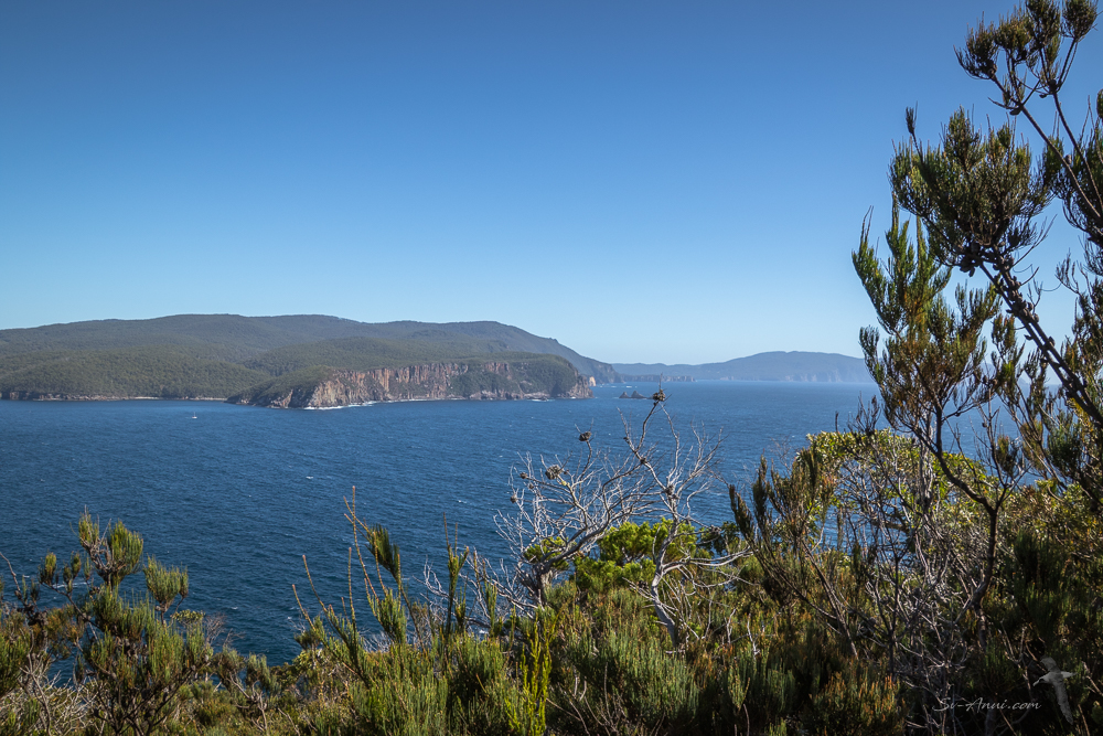 North towards the Forestier Peninsula