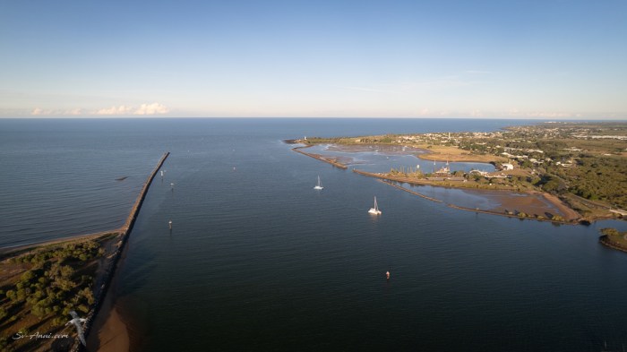 Anchored at Burnett Heads