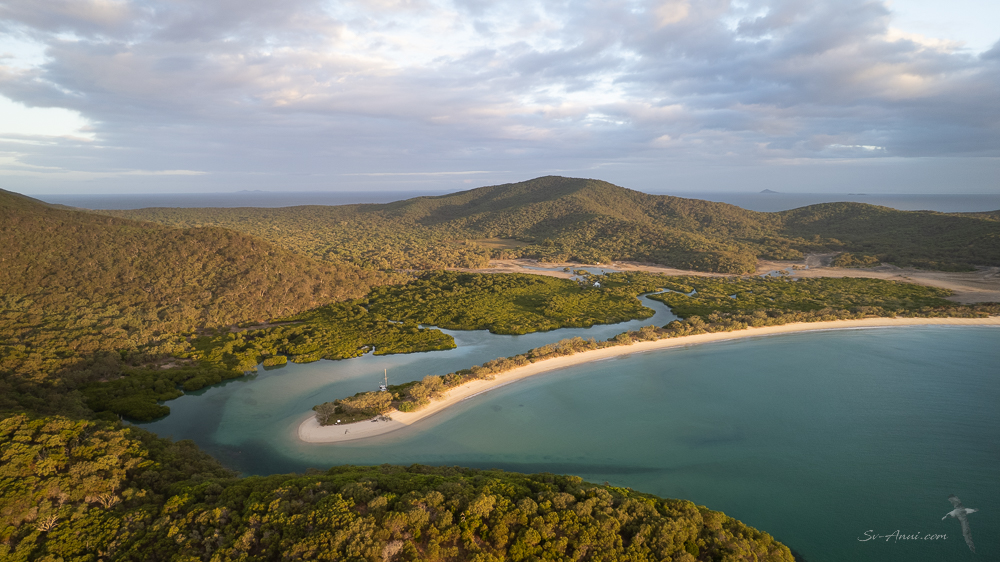 Leekes Beach and tidal lagoon