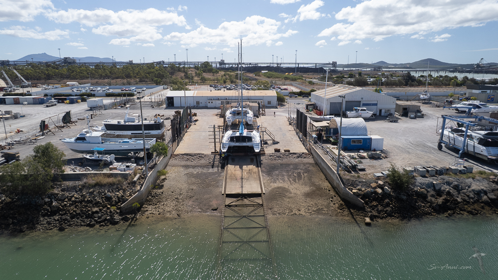 Anui on the Gladstone slipway