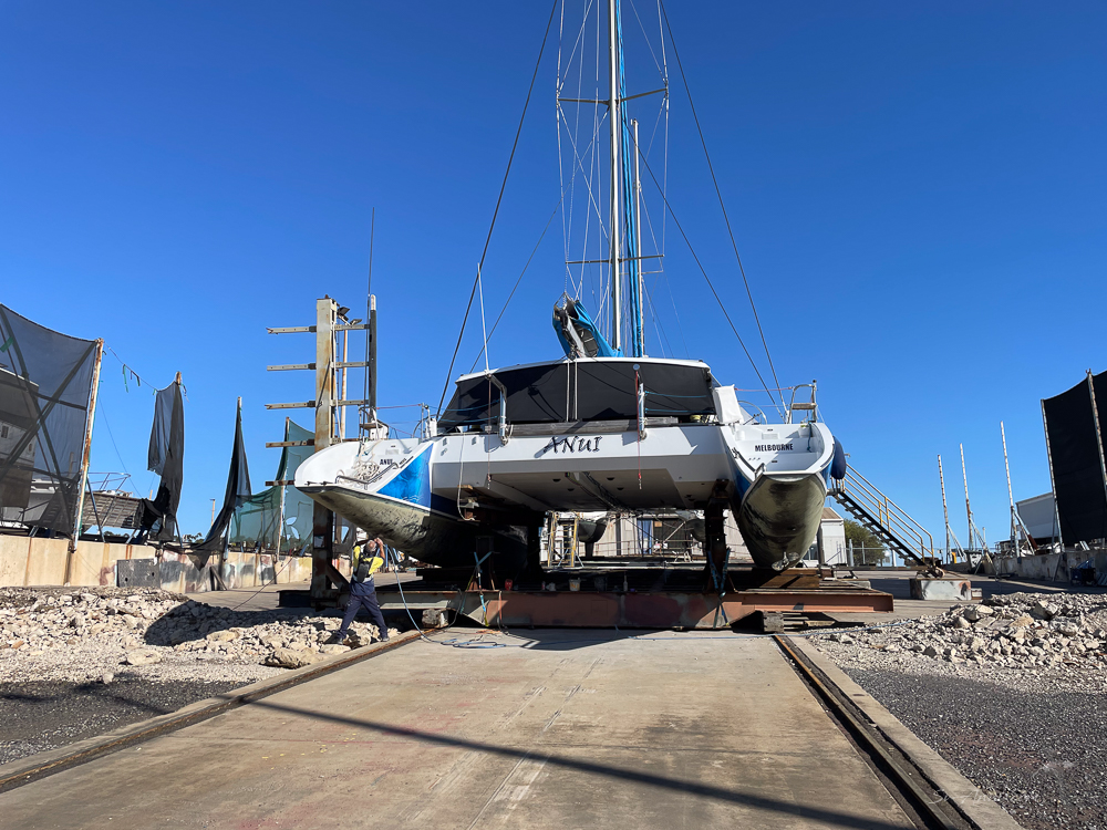 Anui at Gladstone Slipway