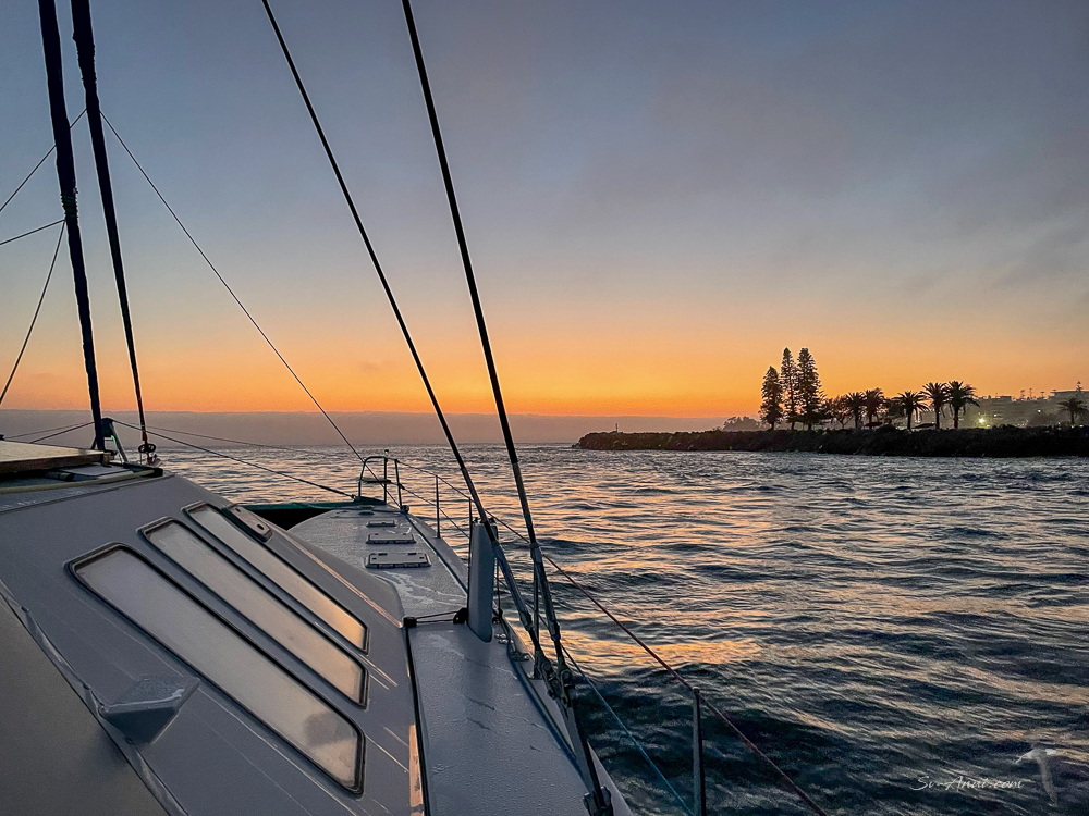 Pre-dawn departure from Port Macquarie