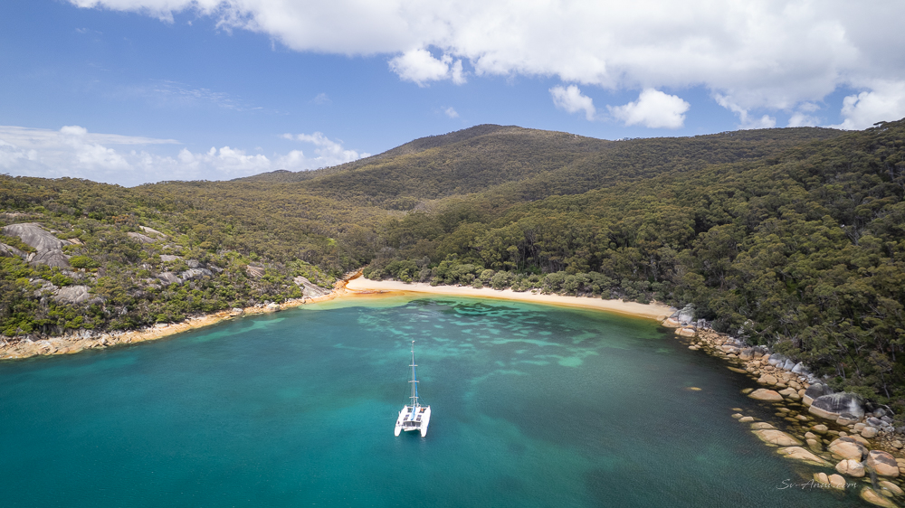 Anchored at Refuge Cove