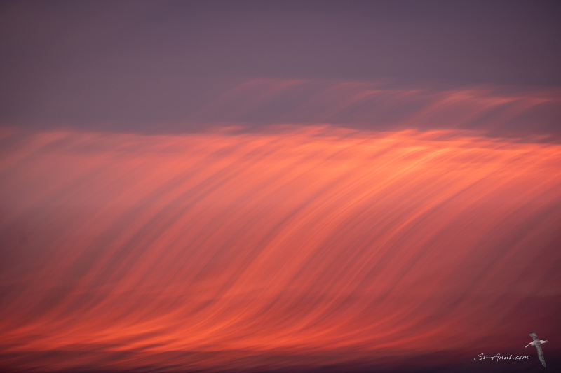 Wave fire and rain - ICM photography