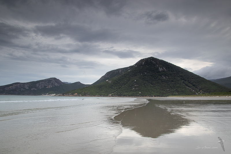 Mt Oberon at low tide