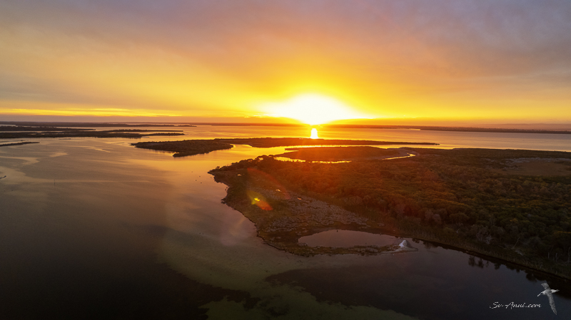 Aurora Channel at sunset