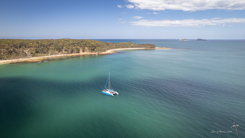 Chain Bay anchorage at Batemans Bay