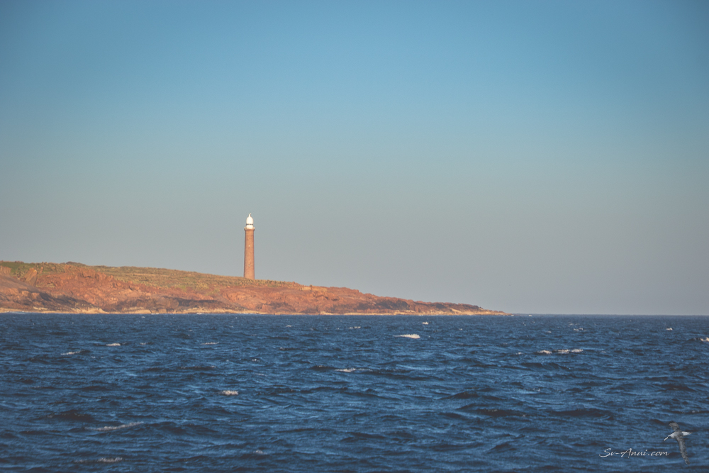 Gabo Island granite lighthouse